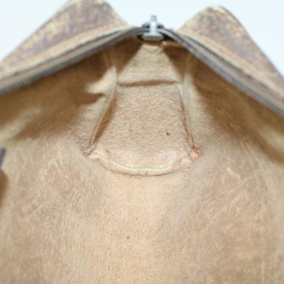 GUCCI GG Canvas Web Sherry Line Clutch Bag Beige Red Green 56.01.012 Auth yk8055 - Picture 15 of 16